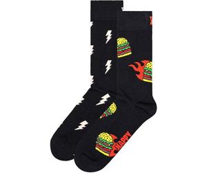 HAPPY SOCKS Happy Socks Unisex Socken, 2er Pack - Geschenkbox, Farbmix (HSocks-2er) 36-40 Blast Off Burger