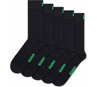 Socken HAPPY SOCKS Gr. 36 (40), schwarz (schwarz grün) Damen Socken (75006456-36) schwarz grün