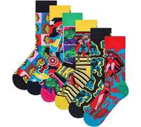 Happy socks 6P Marvel Avengers Assemble Gift Set Mixed Baumwolle Gr 41/46