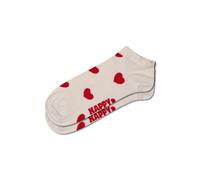 happy socks - Heart Low Sock Weiß - Gr. - 38