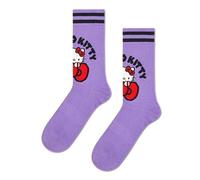 Happy Socks Hello Kitty Happiness Sneaker Baumwolle Socken Damen Herren Violett 36-40