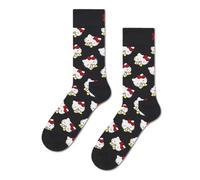 Happy Socks Hello Kitty Laughing Baumwolle Socken Damen Herren Schwarz 41-46
