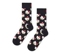 Happy Socks Hello Kitty Laughing Baumwolle Socken Damen Herren Schwarz 41-46