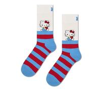 Happy Socks Hello Kitty Stripes Baumwolle Socken Damen Herren Blau 36-40