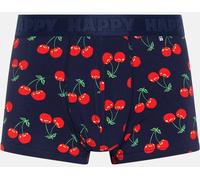 Happy Socks 1-Pack Cherry Baumwolle Trunks Herren Marine Rot M