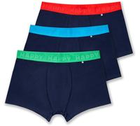 Happy Socks Herren Boxershorts Solid Navy 3er Pack L