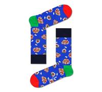 Happy Socks Herren Gingerbread House Sock, farbenfrohe Socken für Männer und Frauen, Blau, 41-46