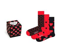 Happy Socks Herren I Love You Gift Box Socken, Schwarz-rot (I Love You), 41-46 EU