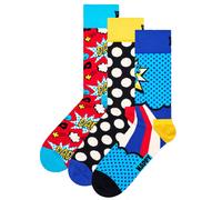 Happy Socks Father's Day Gift Box, 3er-Pack Mehrfarbig, OS Herren 41-46