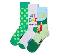 Happy Socks Herren Socken, 3er Pack - Father's Day, Geschenkbox, gemischte Farben No.1 Dad 41-46