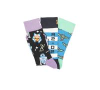 HAPPY SOCKS Herren Socken STAR WARS TEAM MANDO 3er Pkg blue blau