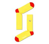 Happy Socks Unisex Ribbed Embroidery 3D-Brille Bedruckte Socken, bunt, 36-40