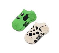 happy socks - Kids 2-Pack Dog Low Socks Grün, 2-3Y