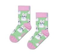 Happy Socks KIDS BUNNY SOCK Ostern Socken (DE/NL/SE/PL, Numerisch, 24, 26, Regular, Regular, grün)