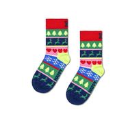 happy socks - Kids Christmas Stripe Sock Rot, 2-3Y