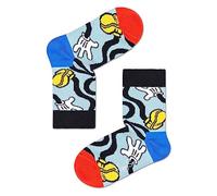 Happy Socks Kids Disney Mickey Stretch Sock, farbenfrohe und fröhliche, Socken für Kinder, Blau (0-12M)