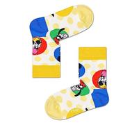 Happy Socks Kids Disney Sunny Crew Sock, farbenfrohe und fröhliche, Socken für Kinder, Gelb (0-12M)