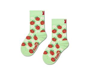 happy socks - Kids Strawberry Sock Grün - Gr. - 6