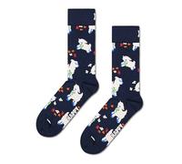 Happy Socks Lamb Sock Marine gemustert Baumwolle Gr 41/46