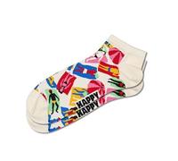 Happy Socks LAZY DAY LOW SOCK SNEAKER SOCKEN (DE/NL/SE/PL, Numerisch, 36, 40, Regular, Regular, MEHRFARBIG)