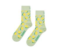 happy socks - Lemon Short Crew Sock Grün - Gr. - 38