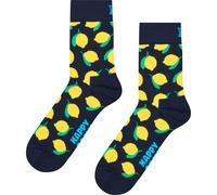 Happy Socks - Lemon Short Crew Socken navy