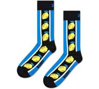 Happy Socks Lemon Sock Schwarz Muster Baumwolle Gr 41/46