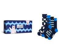 Happy Socks 4er Pack Unisex Socken - Geschenkbox, Classics, gemischte Farben Polar Blue / 41-46 41-46 Mehrfarbig