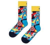 Happy Socks MARVEL™ AVENGERS CAPTAIN AMERICA SOCK (DE/NL/SE/PL, Numerisch, 41, 46, Regular, Regular, MEHRFARBIG)