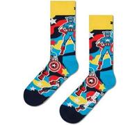 Happy Socks Marvel Captain America Sock Blau Baumwolle Gr 41/46