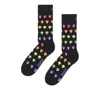 Happy Socks Mushroom Stripe Sock (DE/NL/SE/PL, Numerisch, 36, 40, Regular, Regular, MEHRFARBIG)