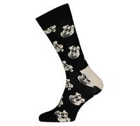 Happy Socks Neuheiten Bunte Helle Baumwollmischung Hundesocken - Schwarz EU 39 - 45