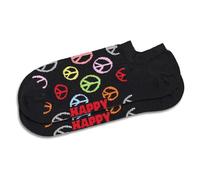 Happy Socks Peace No Show Sock Füssling (DE/NL/SE/PL, Numerisch, 41, 46, Regular, Regular, Mehrfarbig)