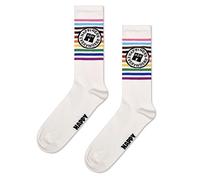 Happy Socks Socken mit Streifenmuster Modell 'Happiness Everywhere' in Offwhite, Größe 36/40