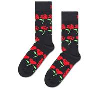 Happy Socks ROSE HEARTS SOCK (DE/NL/SE/PL, Numerisch, 41, 46, Regular, Regular, Mehrfarbig)