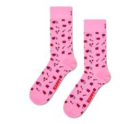 Happy Socks Roses Baumwolle Socken Damen Herren Rosa 41-46