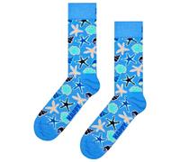 Happy Socks SEASHELLS SOCK (DE/NL/SE/PL, Numerisch, 41, 46, Regular, Regular, Mehrfarbig)