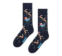 Happy Socks SLEIGH SOCK Weihnachtssocke (DE/NL/SE/PL, Numerisch, 41, 46, Regular, Regular, blau)