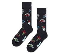 Happy Socks Socken in Schwarz - Größe 41-46 | Herrensocken