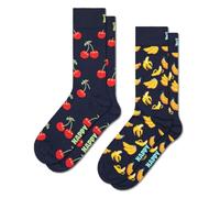 Happy Socks Halbsocken Classic Cherrys 2 Paar Mehrfarbig Damen 36-40