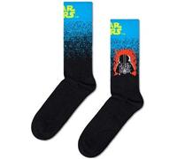Happy Socks Star Wars Dart Vader Sock Schwarz Muster Baumwolle Gr 41/46