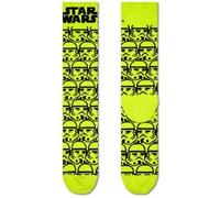 Happy Socks Star Wars Storm Trooper Sock Schwarz/Gelb Baumwolle Gr 41/46