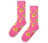 Happy Socks STRAWBERRY FRESH SOCK rosa (DE/NL/SE/PL, Numerisch, 36, 40, Regular, Regular, Mehrfarbig)