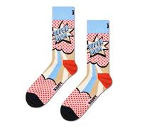 Happy Socks Tagessocke Crew Super Mom pink/bunt - 1 Paar, Größe 36-40