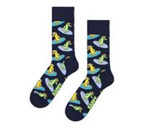Happy Socks Socken Surf Lizard Sock Blau Größe 43,5