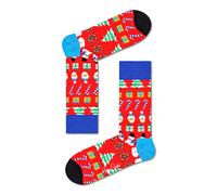 Happy Socks Tagessocke Crew All I Want For Christmas rot - 1 Paar, Größe 41-46