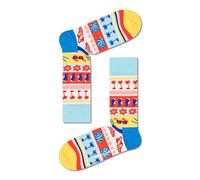 Happy Socks Tagessocke Crew Beach Time (Strandtag) bunt - 1 Paar, Größe 41-46