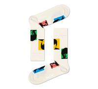 Happy Socks Tagessocke Crew Beatles Silhouettes weiss - 1 Paar, Größe 36-40