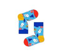 Happy Socks Tagessocke Crew Kids Bring it on Sock blau Kinder - 1 Paar, Größe 2-3Y