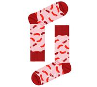Happy Socks Tagessocke Crew Sausage (Wurst) pink - 1 Paar, Größe 41-46